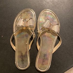 Cute sandals with bling